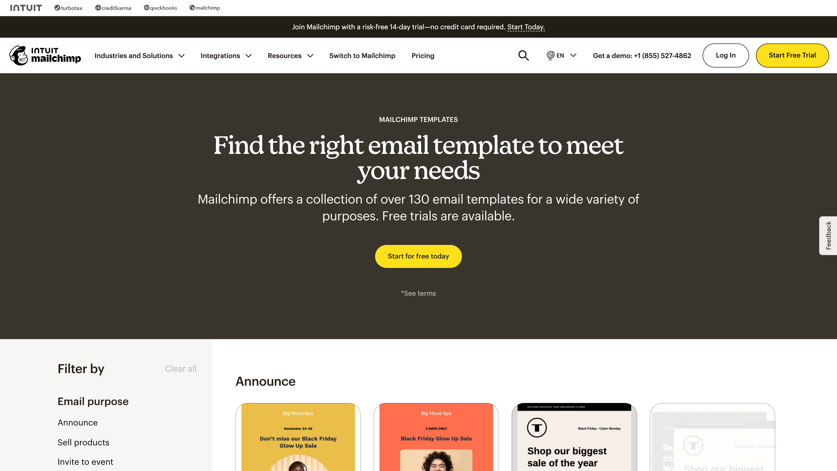 Mailchimp Email templates