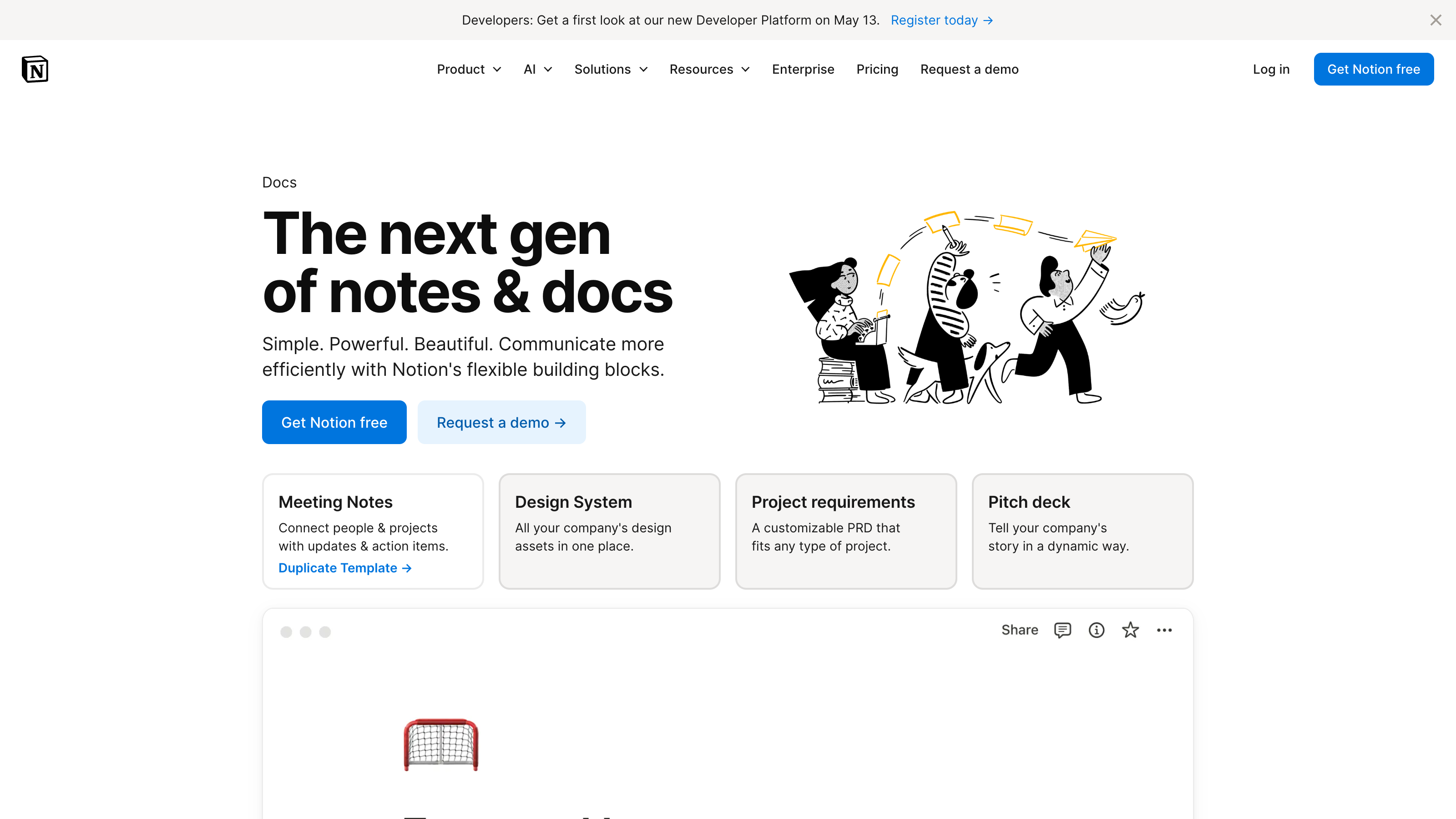 Notion Docs + wiki